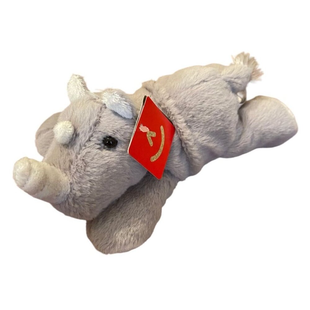 Aurora 9" Rhinoceros #31267 Plush Beanbag Plush New Gray
